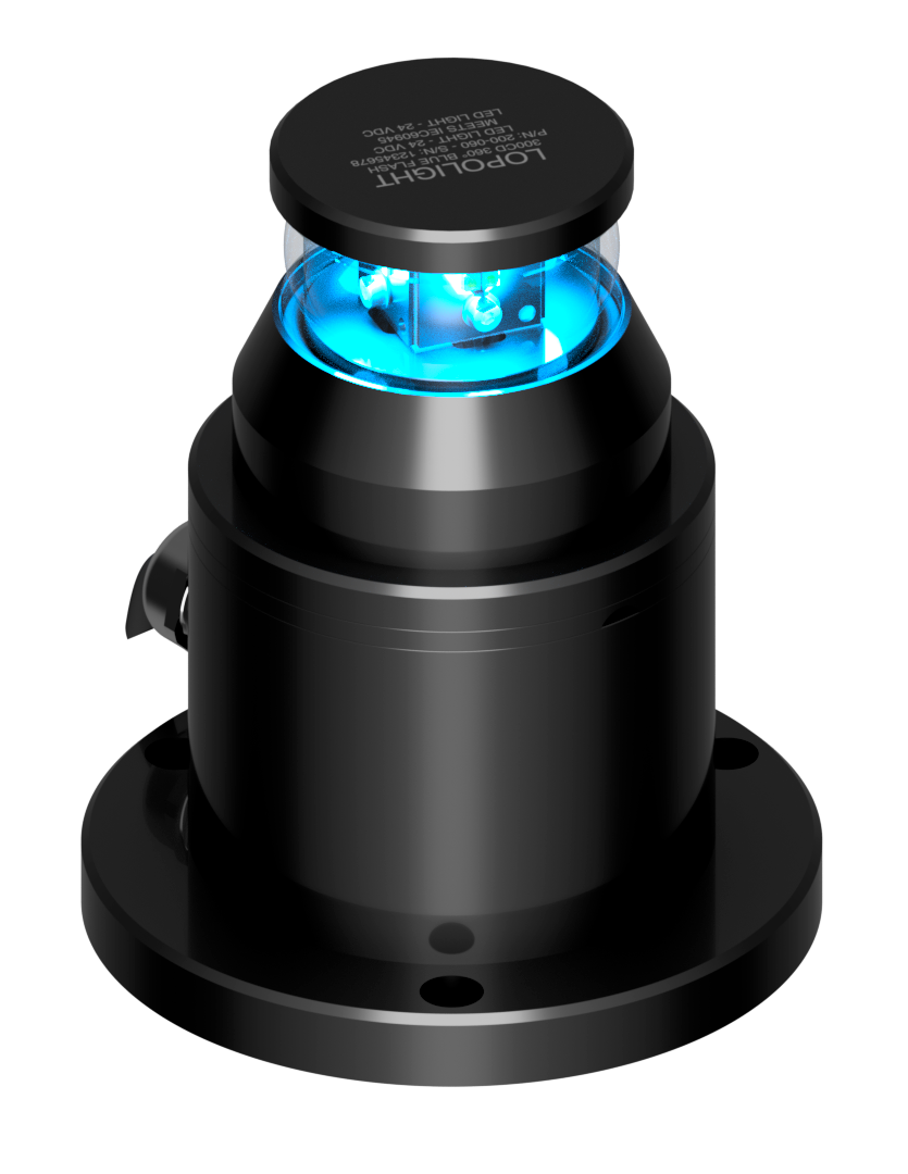 300cd Red/Blue alternating strobe